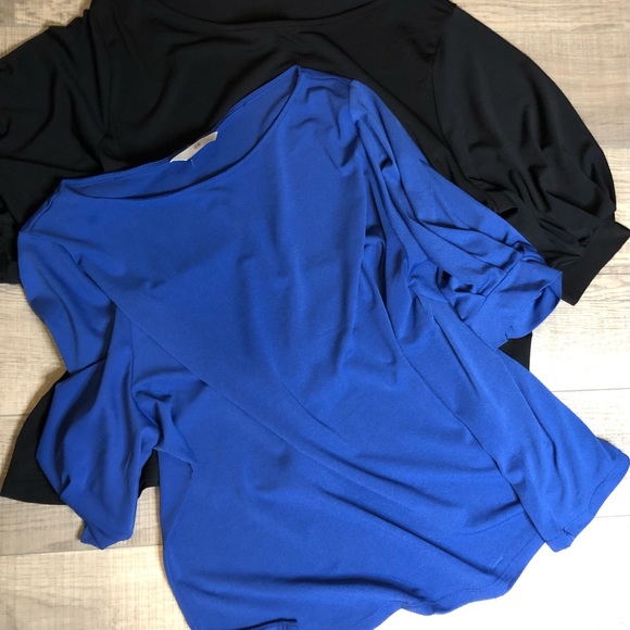 Blue Shirt black Shirt Blouse casual - Picture 1 of 7
